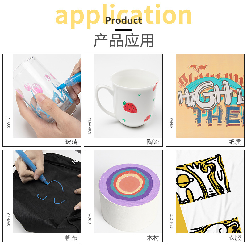 拍立得相框专用马克笔 为3寸正方形相框SQ3增添个性色彩